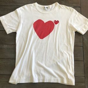 Comme des garcons PLAY T-shirt.